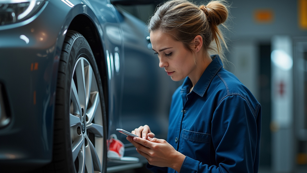 Technicien effectuant la maintenance d