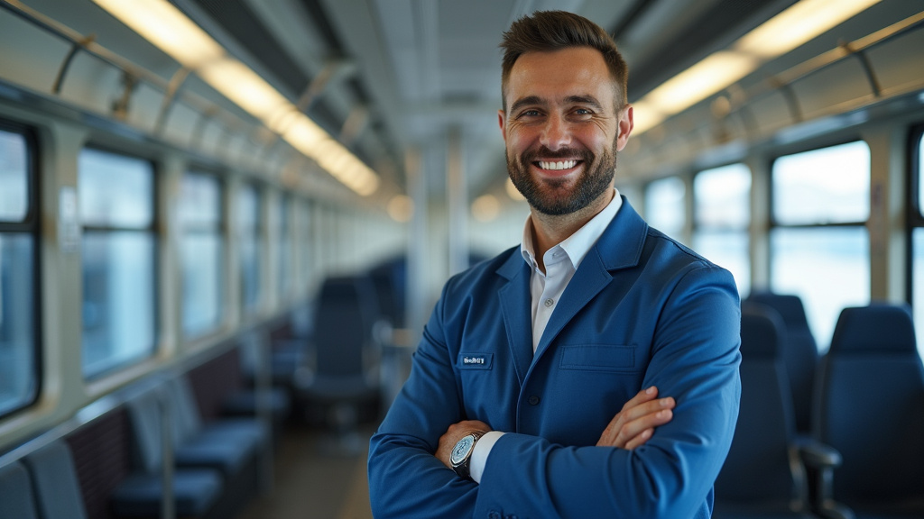 Technicien en train d