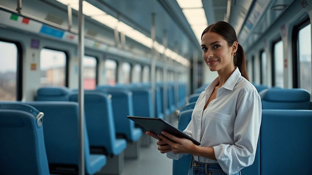 Technicien en train d