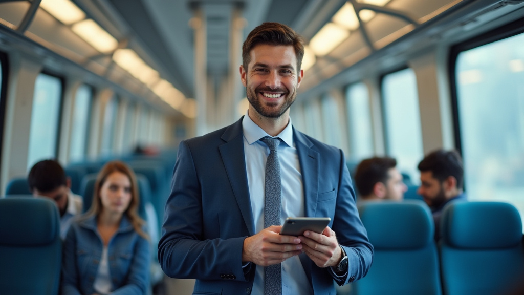 Technicien en train d