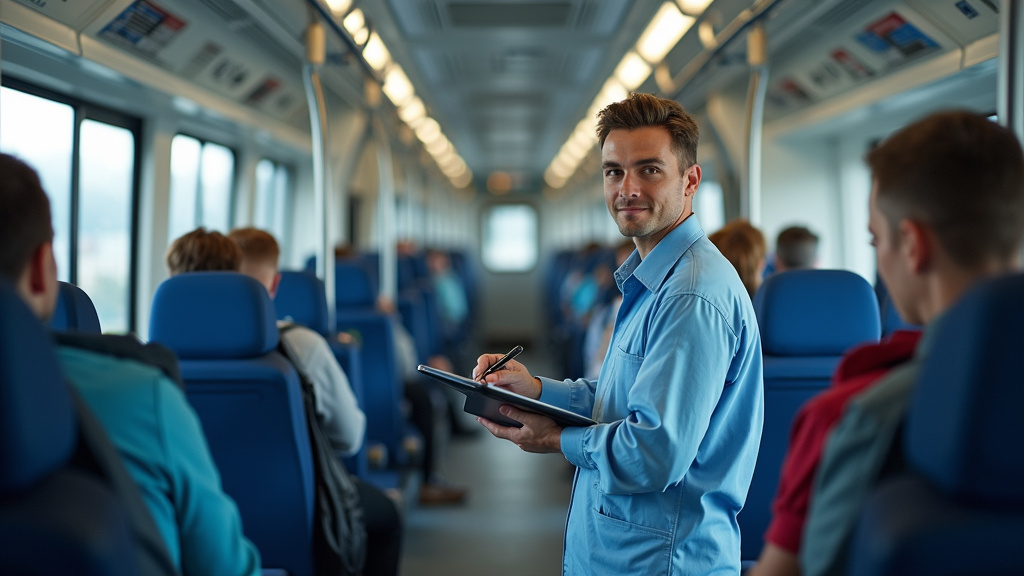 Technicien en train d