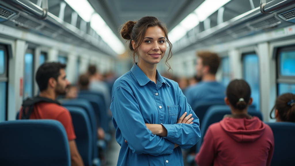 Technicien en train d