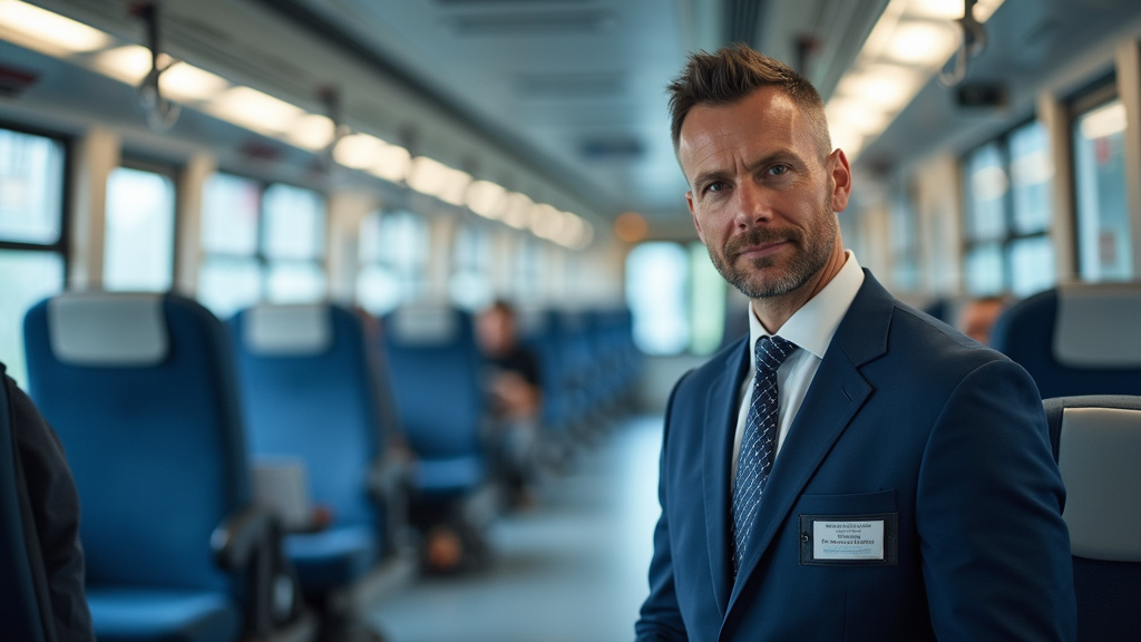 Technicien en train d