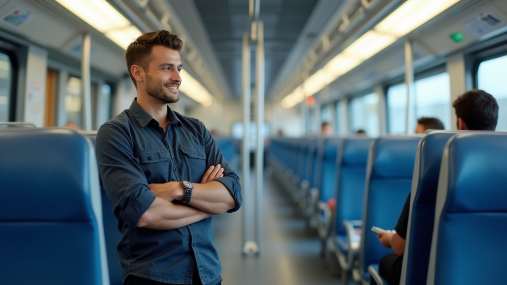 Technicien en train d