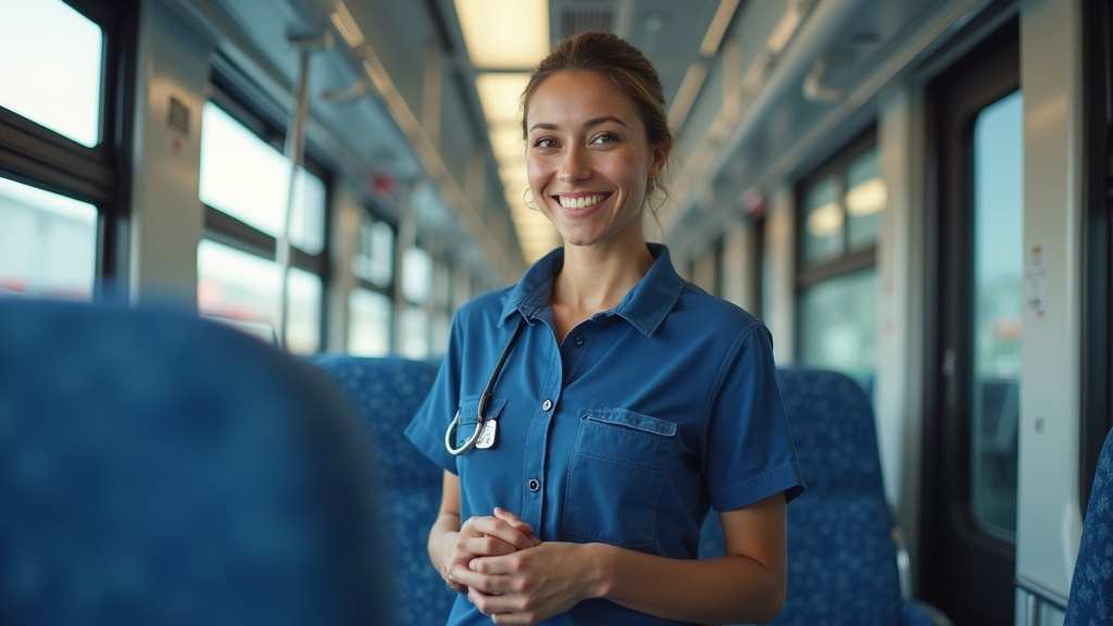 Technicien en train d