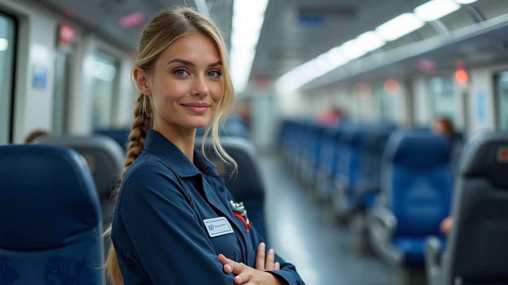 Technicien en train d