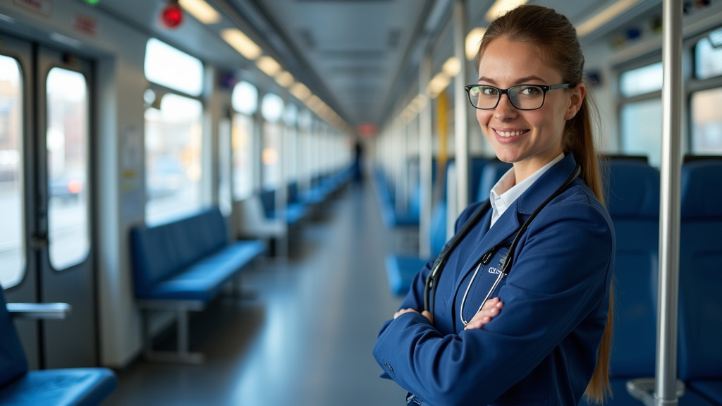 Technicien IRVE en train d