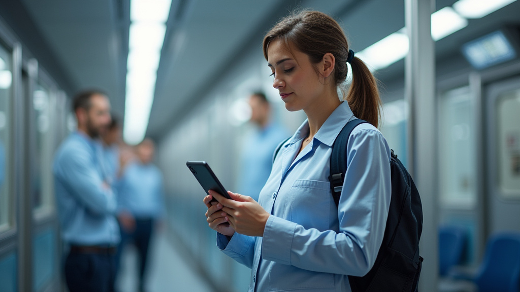 Un technicien certifié IRVE en train d