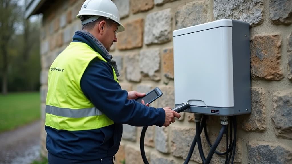 Visite technique pour l’installation d’une borne de recharge à Romanèche-Thorins