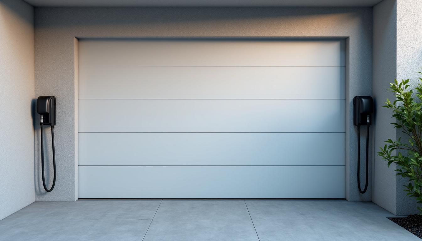 Borne de recharge électrique de type 2 installée dans un garage à Wattignies