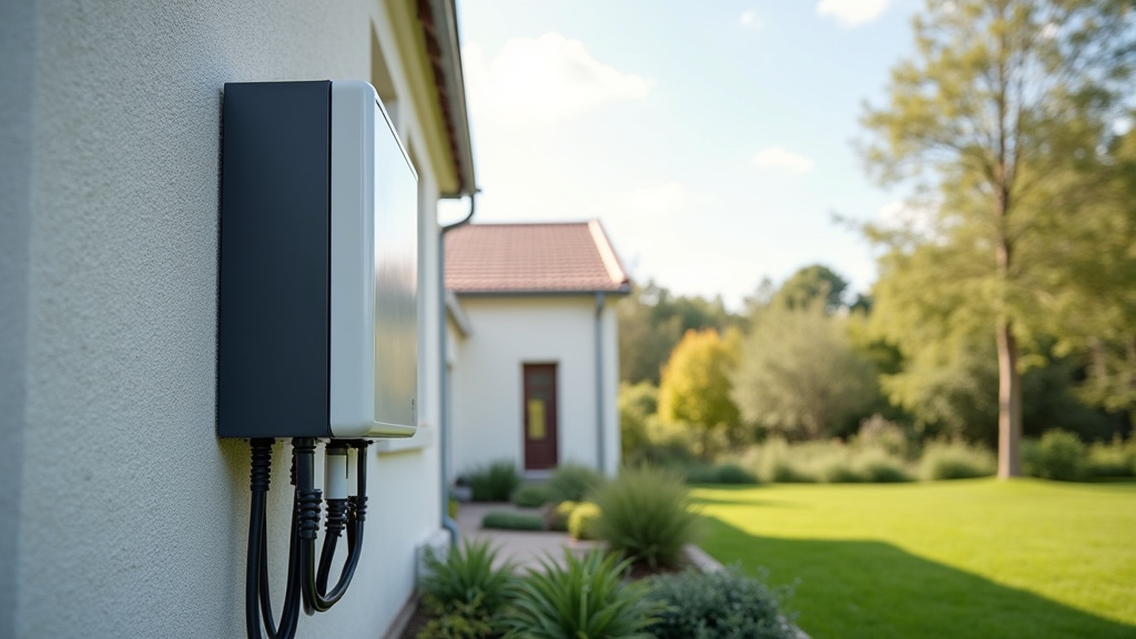 Borne de recharge installée en extérieur avec protection contre les intempéries à Grandpuits-Bailly-Carrois