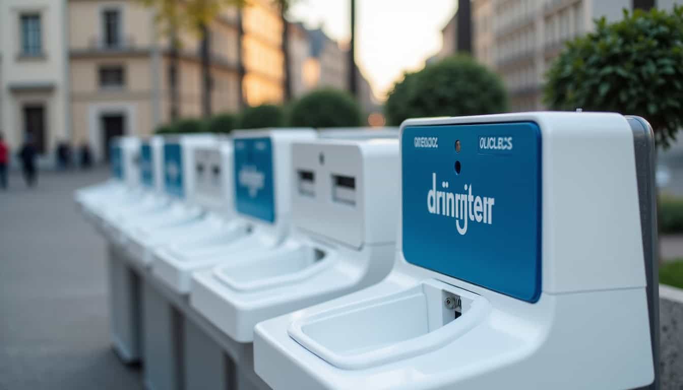 Borne de recharge publique située boulevard Jean Sabathe à Lavit