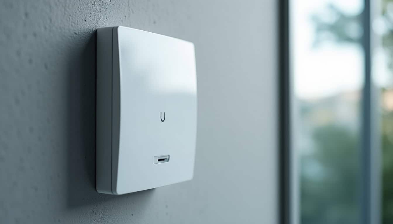 Borne électrique installée à l