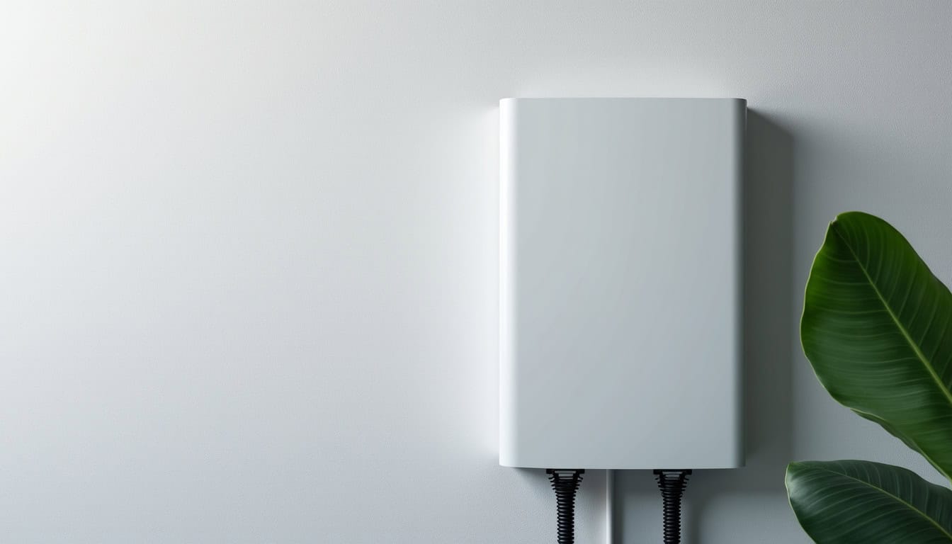 Bornes de recharge installées dans une zone d