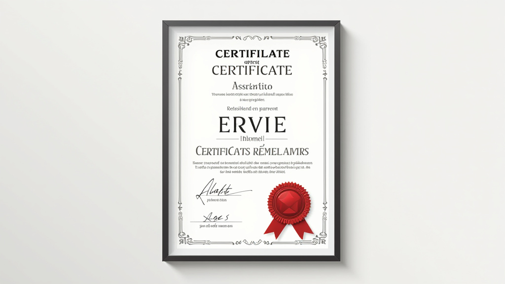 Certificat IRVE remis après l