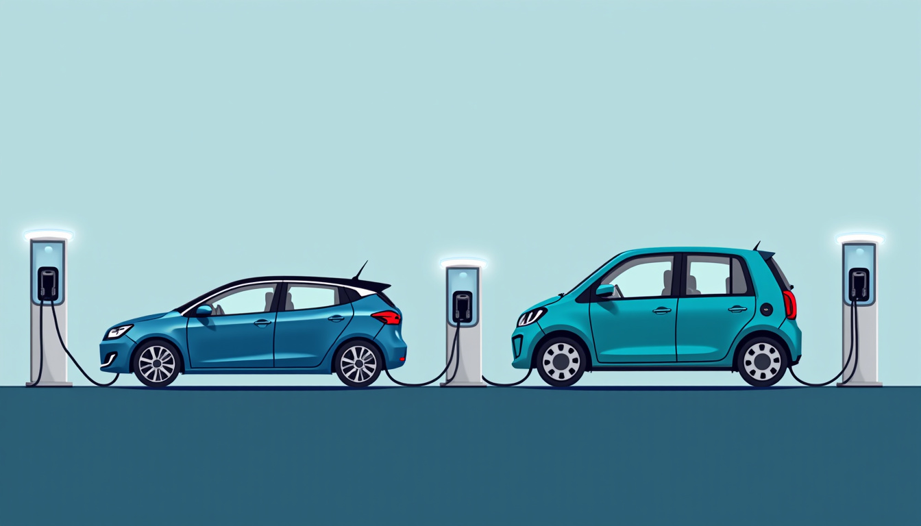Comparaison visuelle des puissances de recharge: 3.7 kW, 7.4 kW et 22 kW avec temps de charge pour différents véhicules électriques en 2026