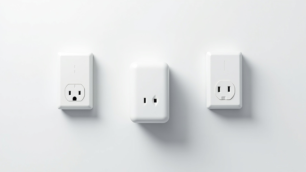 Comparatif visuel des différents types de bornes de recharge : prise renforcée, wallbox monophasée, borne triphasée