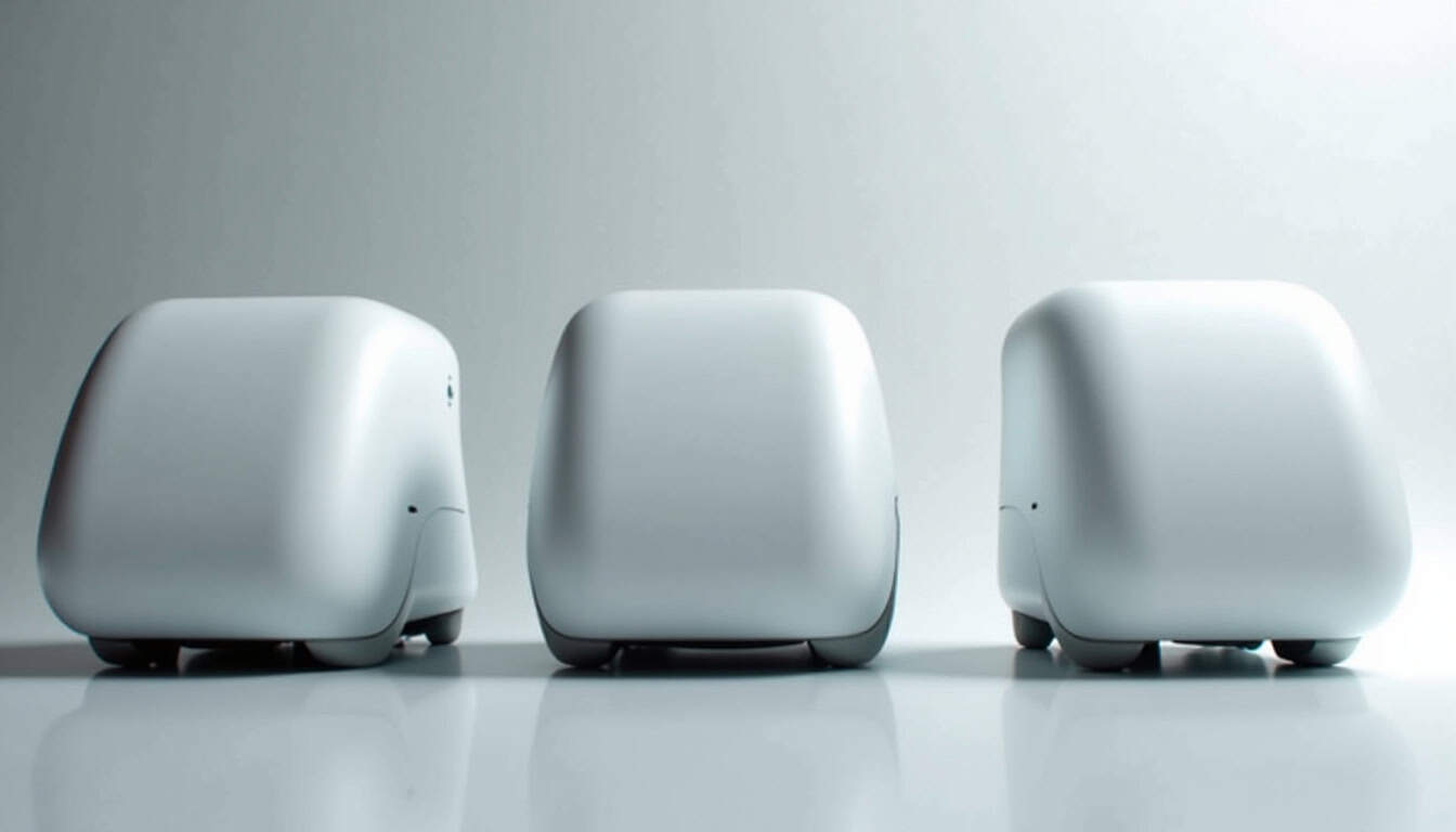 Différents types de bornes de recharge pour véhicules électriques présentés côte à côte