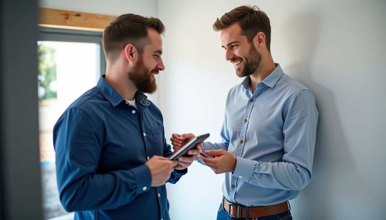 Échange entre un particulier et un technicien certifié IRVE à Seloncourt avant l’installation d’une borne électrique