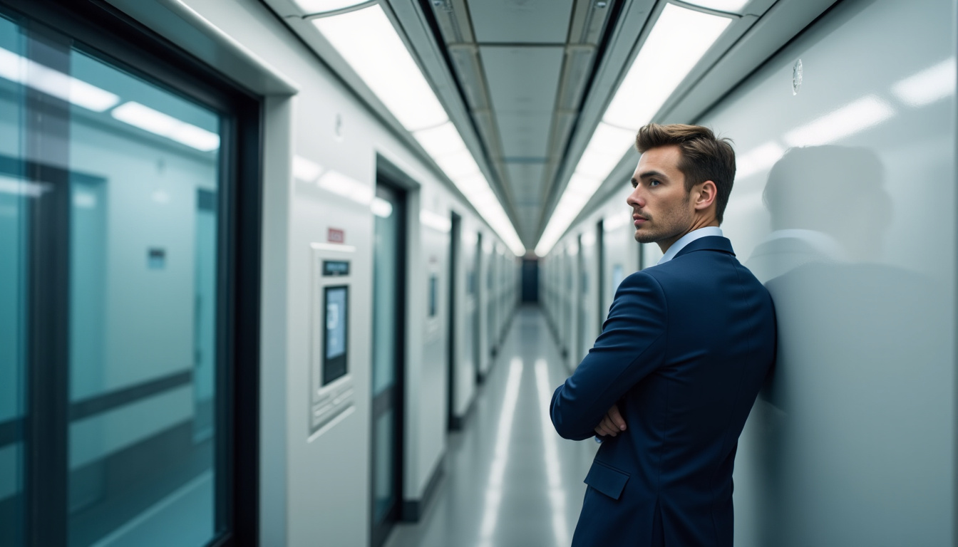 Électricien en train d