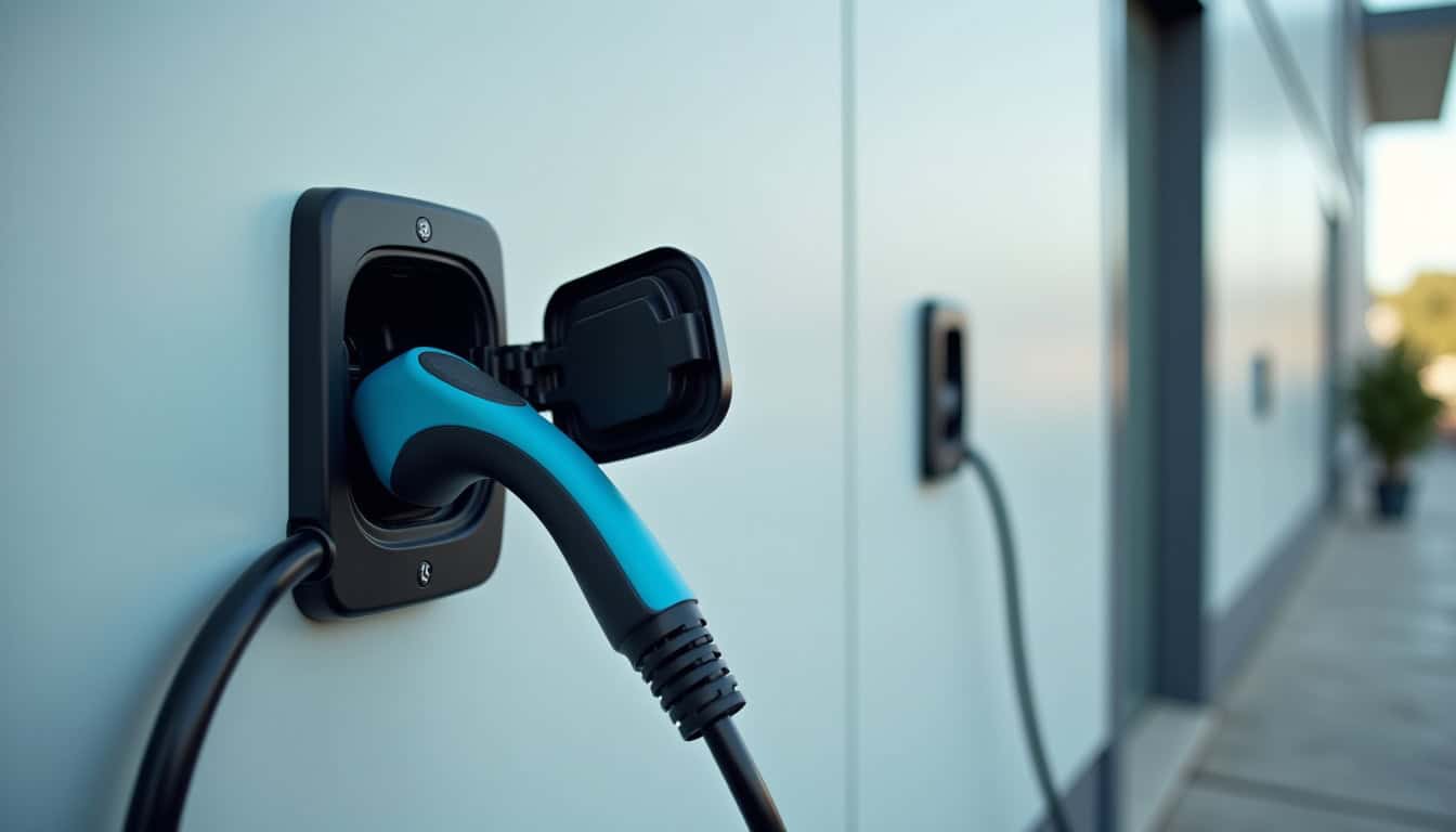 Borne électrique Injoux-Génissiat : Installation 2025