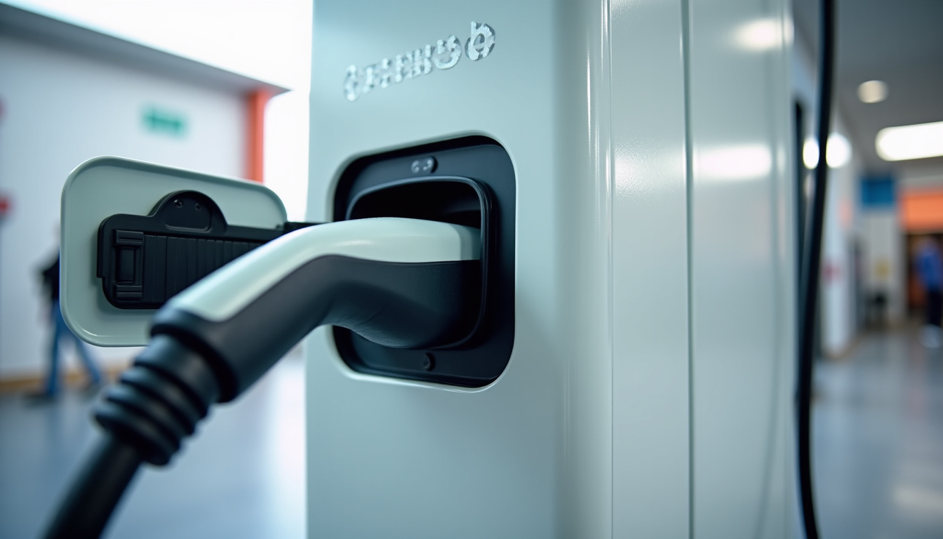 Station de recharge DRIVECO située au Carrefour Market de Brionne