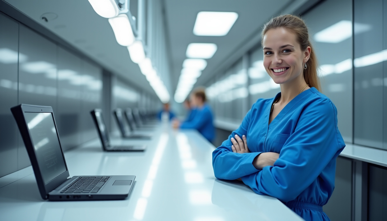 Technicien certifié en train d