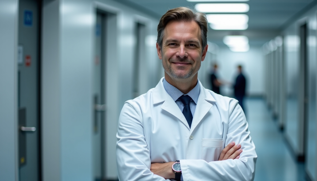 Technicien en train d