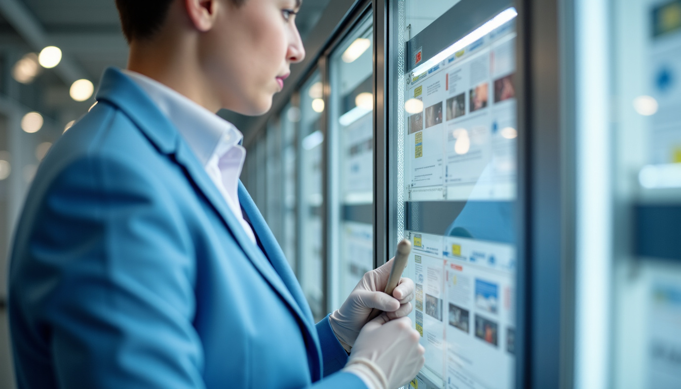 Technicien en train d