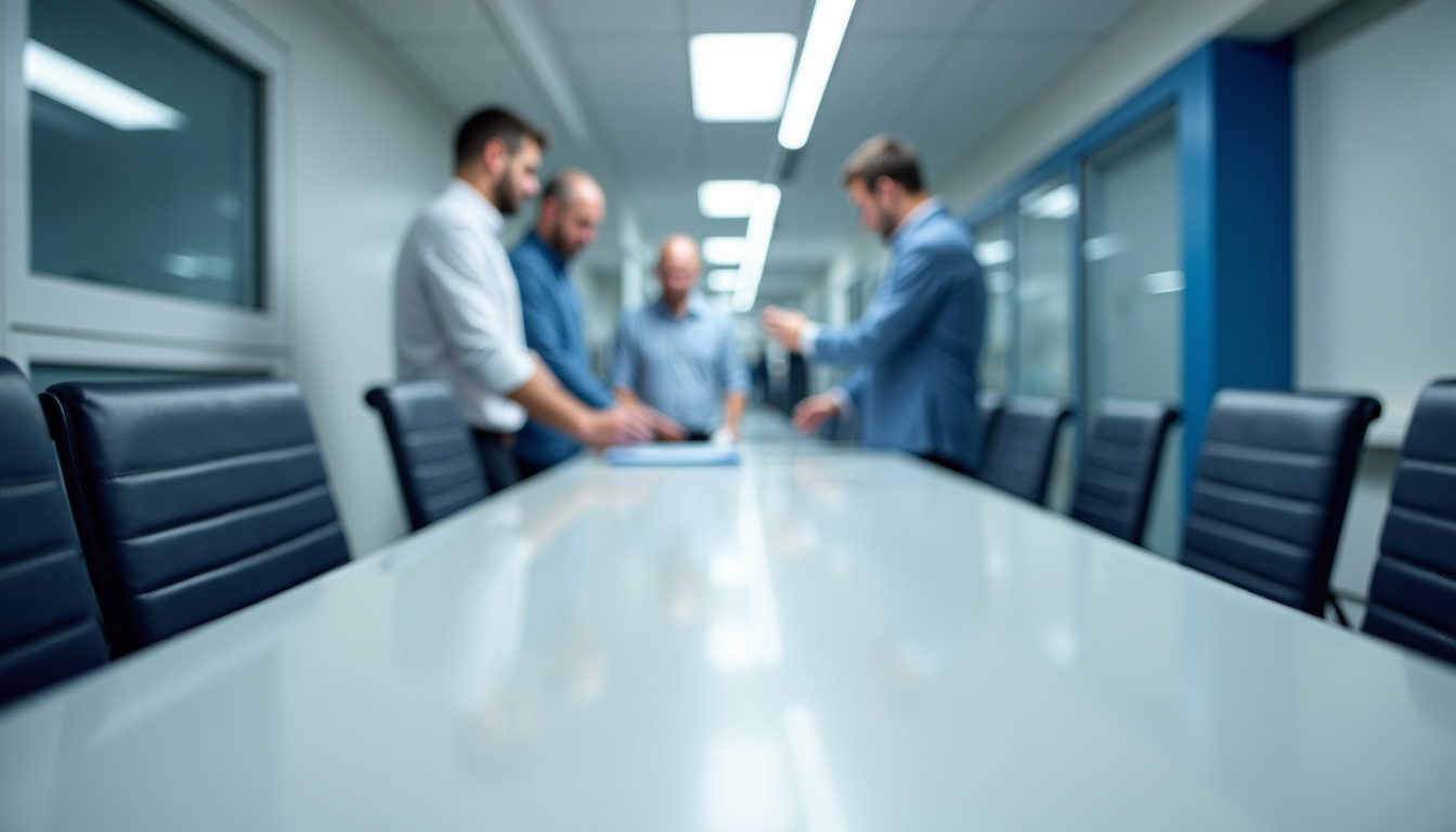 Technicien en train d