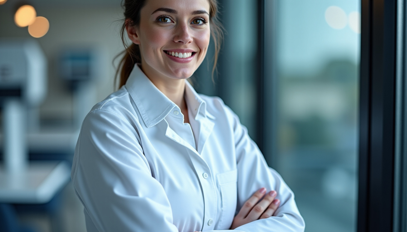 Technicien en train d