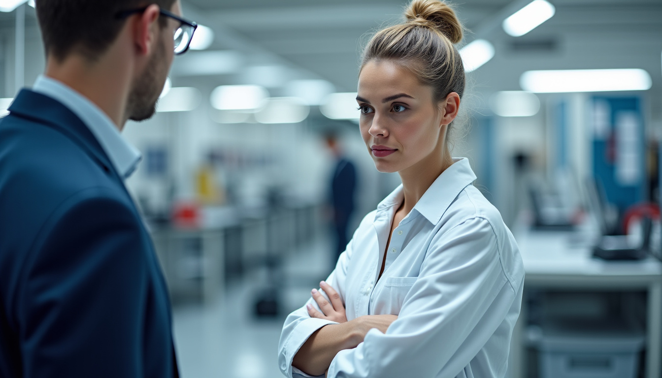 Technicien en train de vérifier le fonctionnement d
