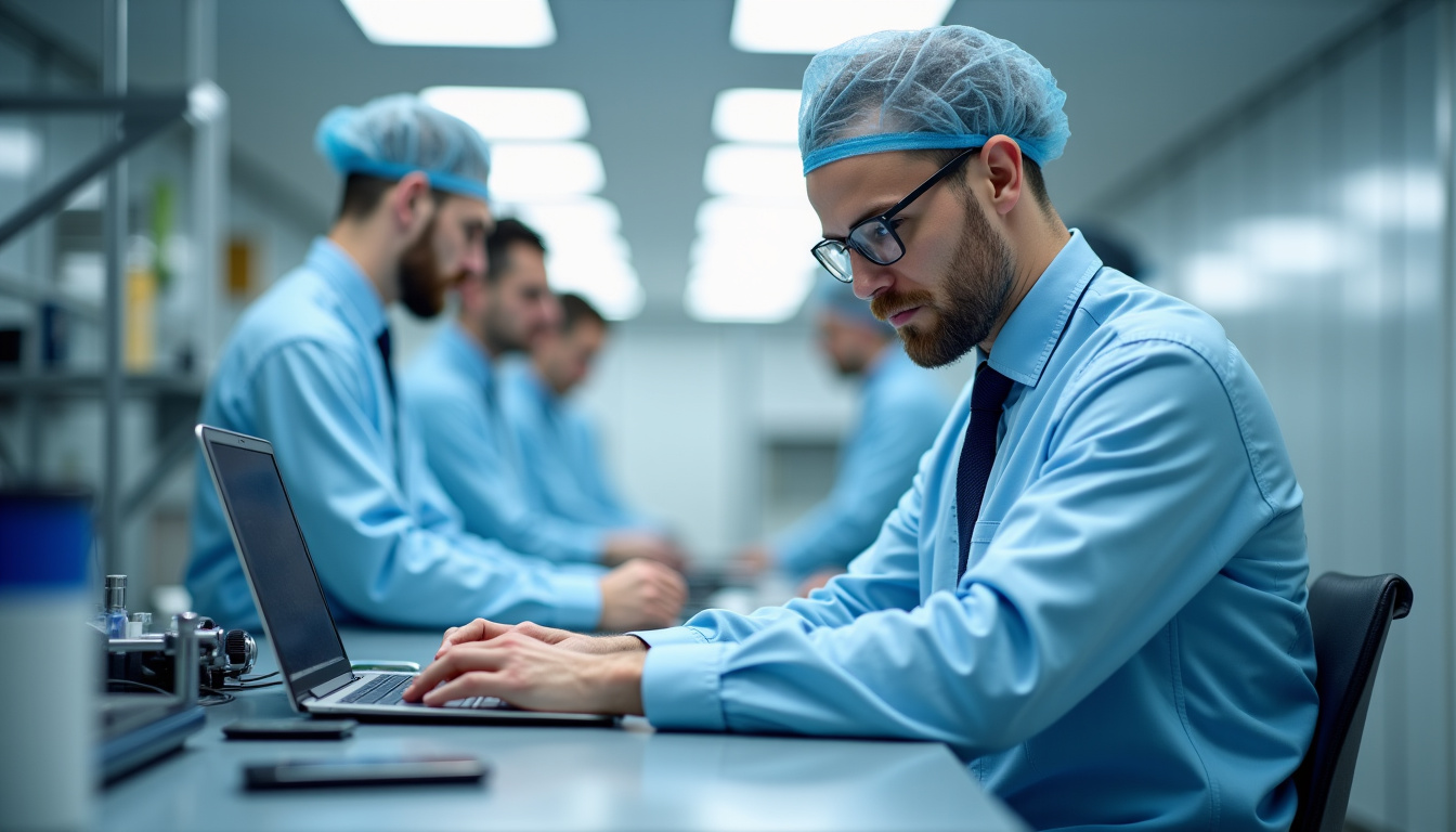 Technicien IRVE en train d