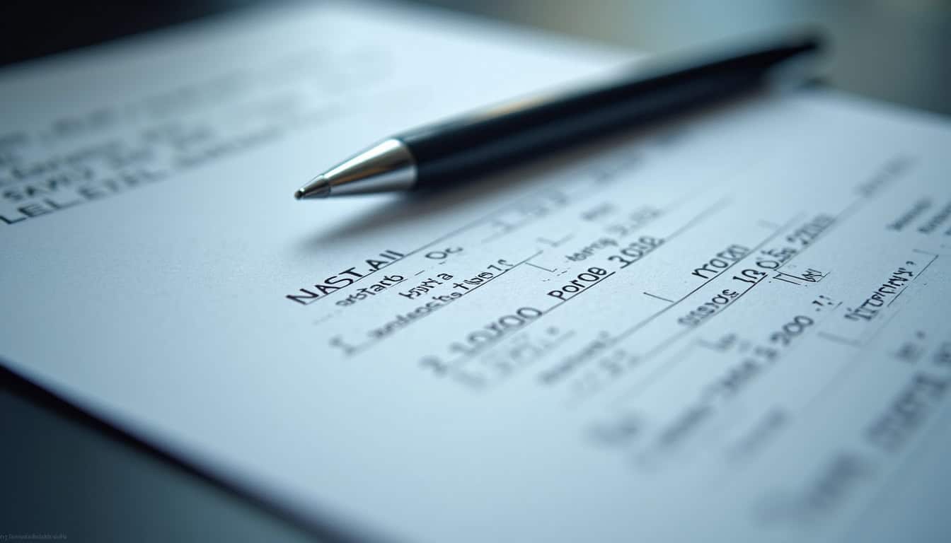 Un technicien remet un devis détaillé pour l