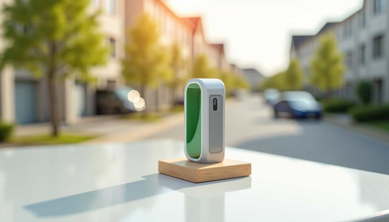 Borne de recharge électrique installée à l