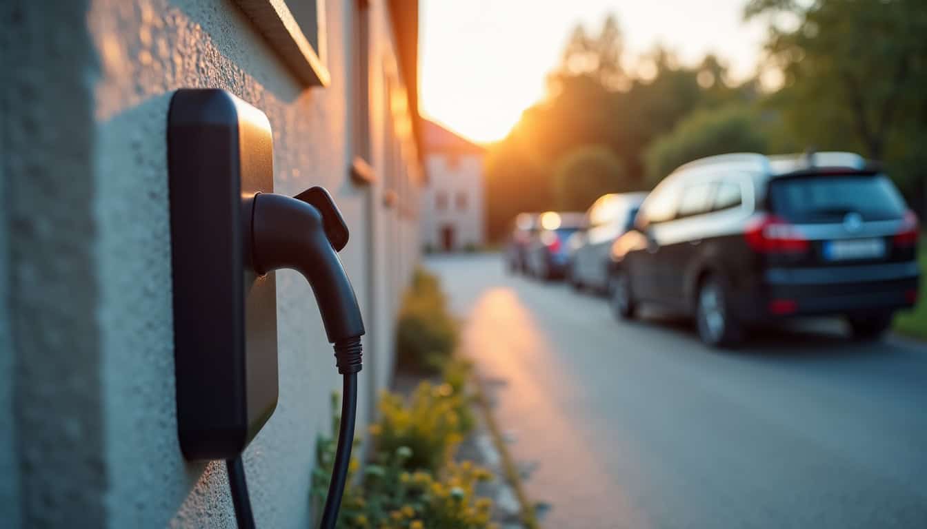 Borne de recharge électrique installée et opérationnelle à Meynes