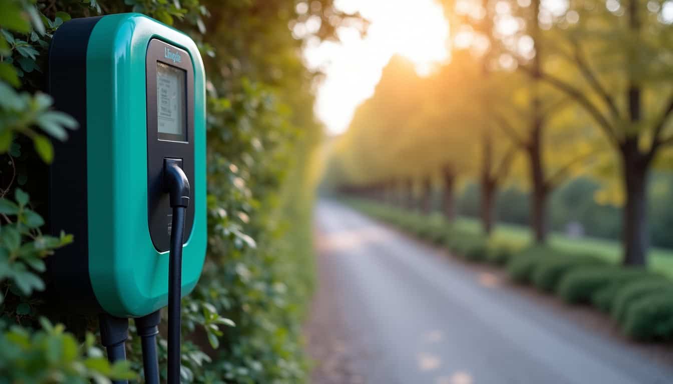 Borne de recharge Mobive située à l