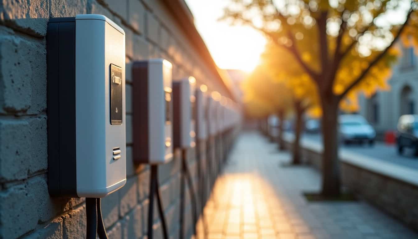 Borne de recharge publique Ouest Charge située Place de la Résistance à Plonévez-du-Faou