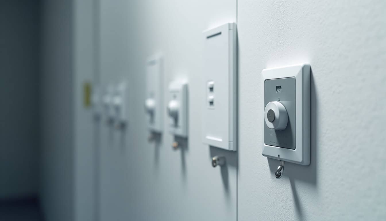 Borne électrique installée à l