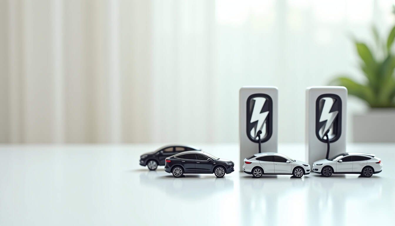 Comparaison des différentes puissances de bornes de recharge pour véhicules électriques
