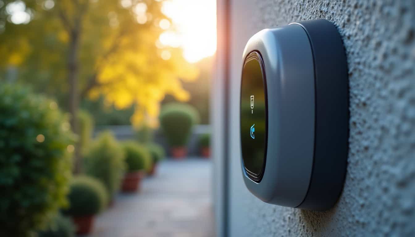 Comparaison visuelle des différentes puissances de bornes électriques installées à Andé