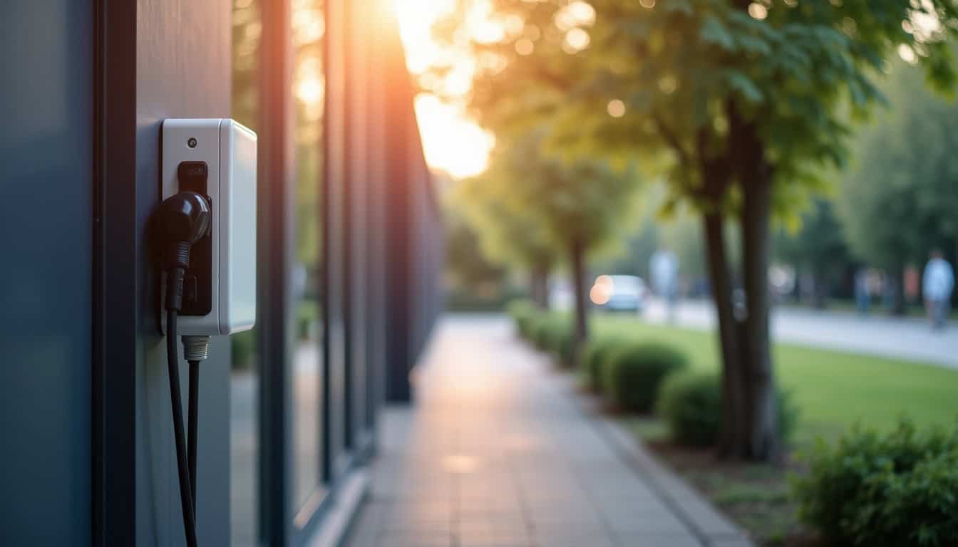 Comparaison visuelle des différents types de bornes de recharge pour véhicules électriques