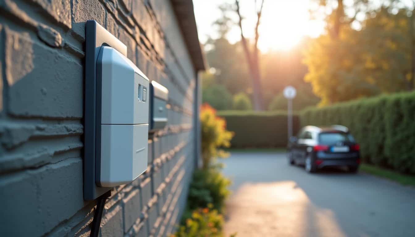 Différents modèles de bornes de recharge électrique installées à Rainneville, comparaison visuelle