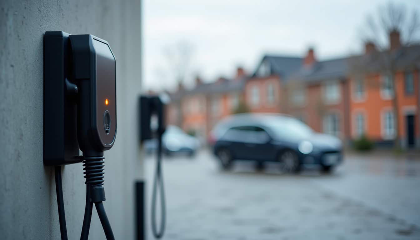 Différents modèles de bornes de recharge électrique installées dans le Pas-de-Calais