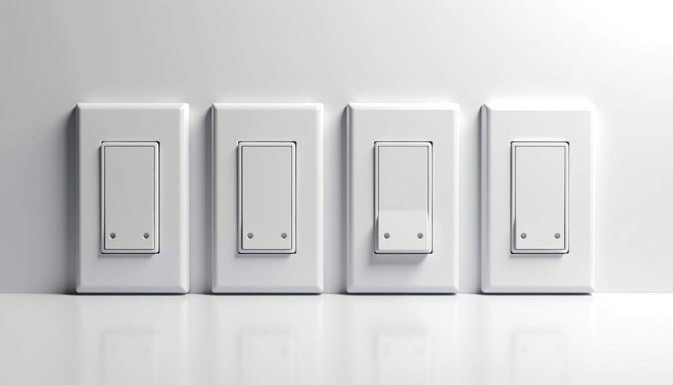Différents types de bornes électriques: prise renforcée, wallbox et borne triphasée en situation d