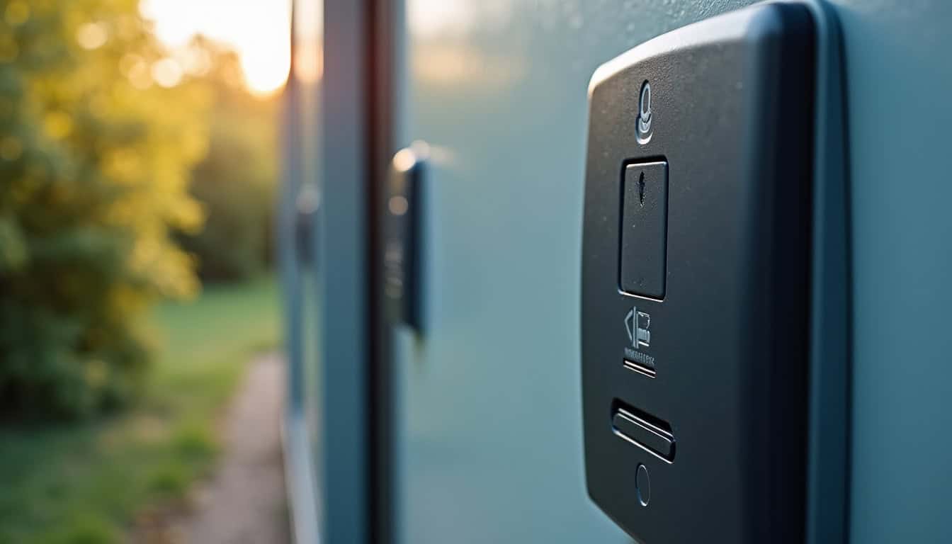 Électricien certifié IRVE en train d