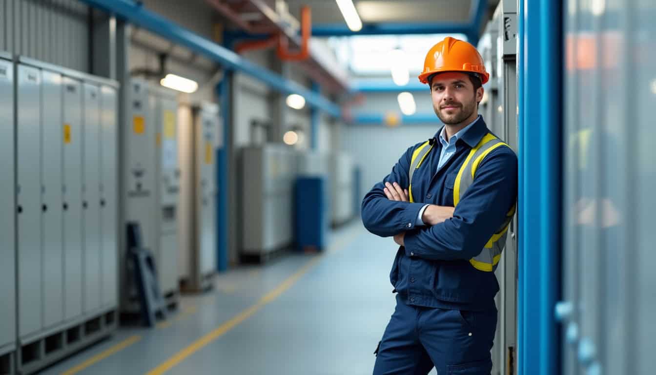 Électricien en intervention pour l