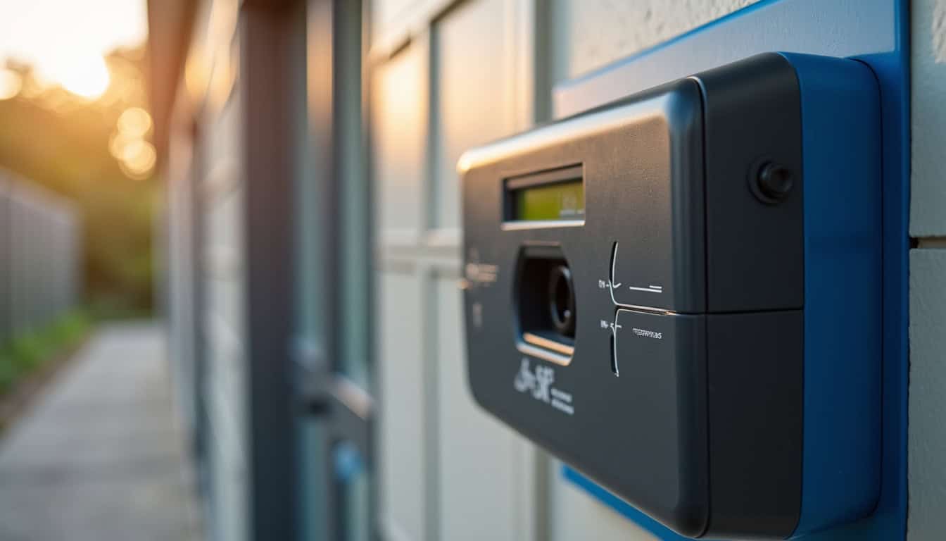 Électricien en train d