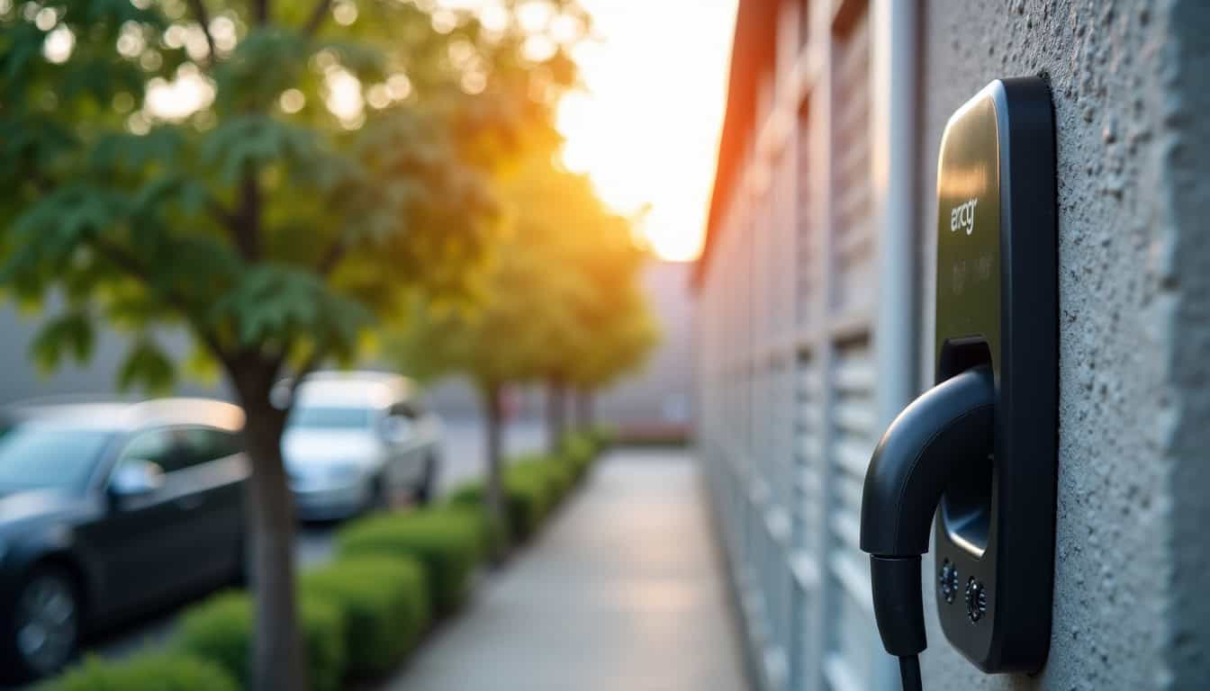 Installation collective de bornes de recharge dans le parking d