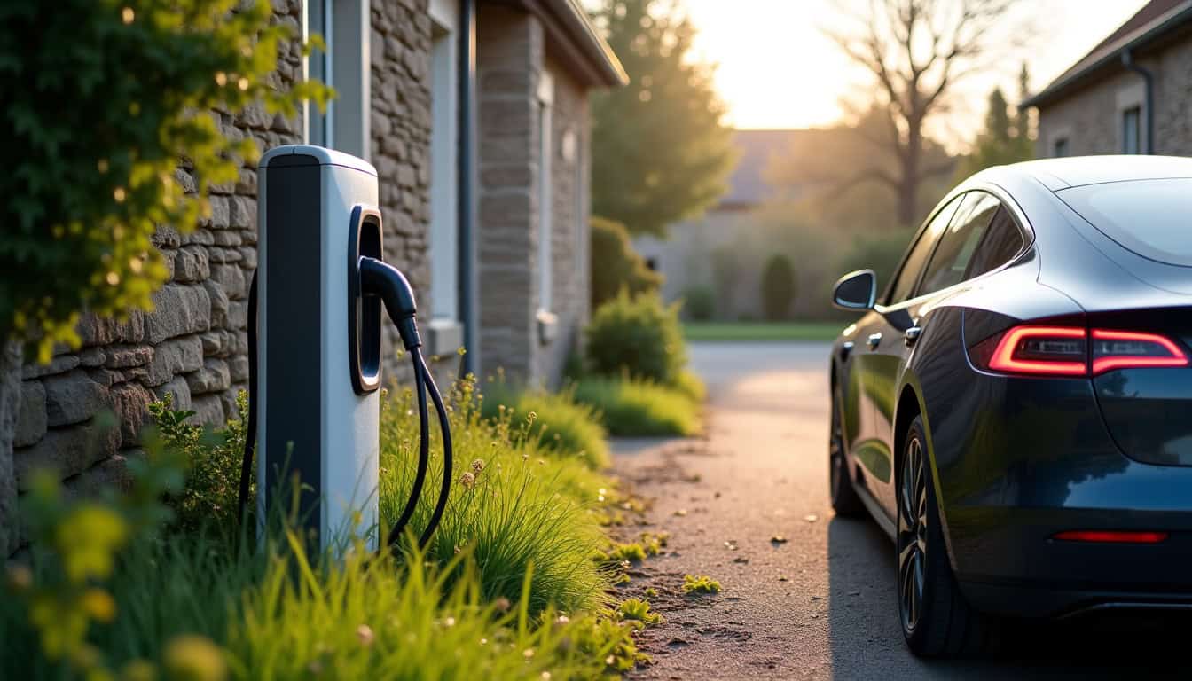 Borne Électrique Saint-André-d'Apchon : Installation 2025